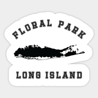 Floral Park Long Island (Light Colors) Sticker